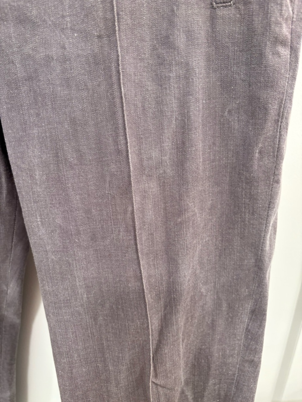 Akris Punto Minimalist Grey Cotton Viscose Pintuck Cropped Pants Size 6 - Picture 6 of 16